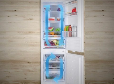 LODÓWKA AMICA FD280.3FW(E) RETRO WHITE 255 L Total No Frost Oświetlenie LED