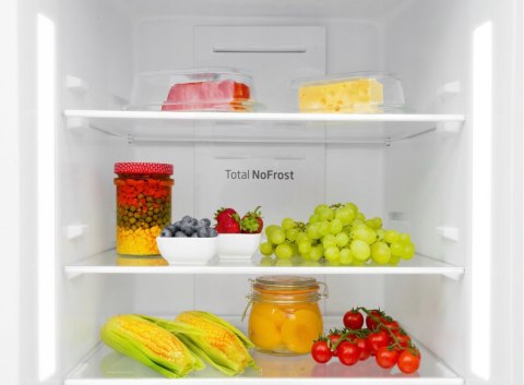 LODÓWKA AMICA FK3356.4GBDF(D) CIEMNE SZKŁO 322 L Total No Frost, Inwerter