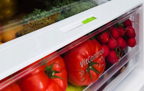 LODÓWKA AMICA FK3356.4GBDF(D) CIEMNE SZKŁO 322 L Total No Frost, Inwerter