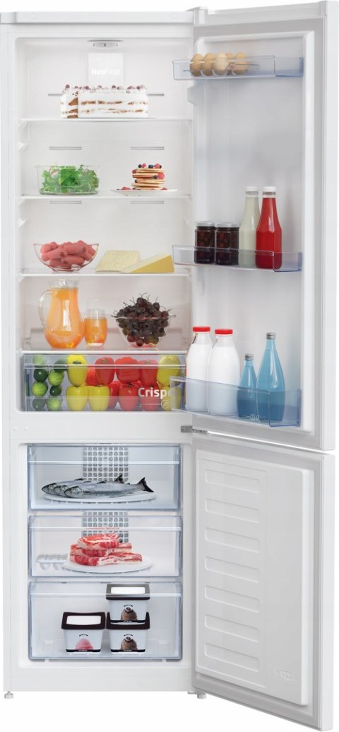 LODÓWKA BEKO RCNA305K40WN 266 L No Frost, Oświetlenie LED