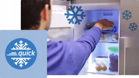 LODÓWKA BEKO RCNA305K40WN 266 L No Frost, Oświetlenie LED