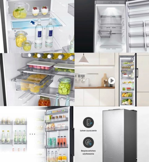 LODÓWKA SAMSUNG RR39C76C322/EF 387 L Inverter Metal cooling Power cool WiFi