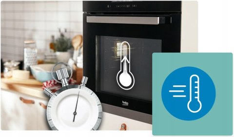 PIEKARNIK DO ZABUDOWY BEKO BCBIE17300KSB 72 L Steam Shine, Grill