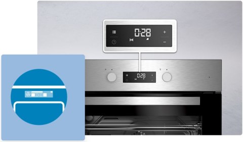 PIEKARNIK DO ZABUDOWY BEKO BCBIE17300KSB 72 L Steam Shine, Grill