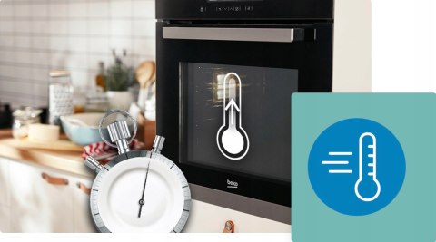 PIEKARNIK DO ZABUDOWY BEKO BCBIE17300KSB 72 L Steam Shine, Grill