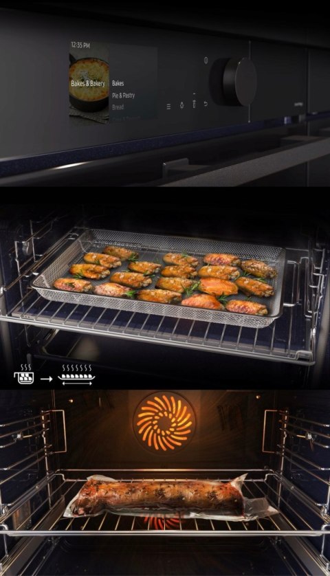 PIEKARNIK DO ZABUDOWY SAMSUNG NV7B6785KAK 76 L Air Fry, Grill, Steam, Wi-Fi