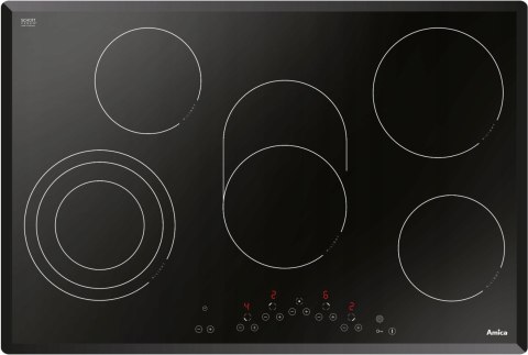 PŁYTA CERAMICZNA DO ZABUDOWY AMICA PC7511FT 78 cm Timer, Heat Control
