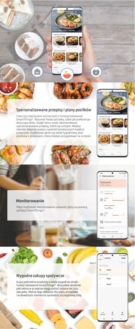 PŁYTA INDUKCYJNA DO ZABUDOWY SAMSUNG NZ84C6057GK 80 cm Flex Zone Plus Wi-Fi