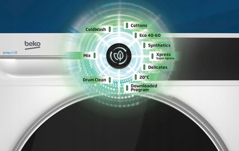 PRALKA BEKO BM3WFU49415WDC 9 kg 1400obr Steamcure with Refreshment Inwerter