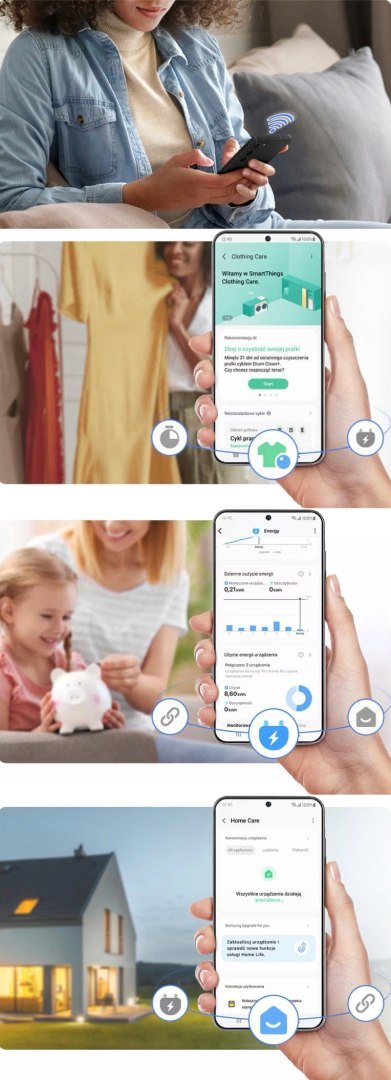 PRALKA SAMSUNG WW11DB8B95GBU4 11 kg 1400 obr Inverter, Wi-Fi