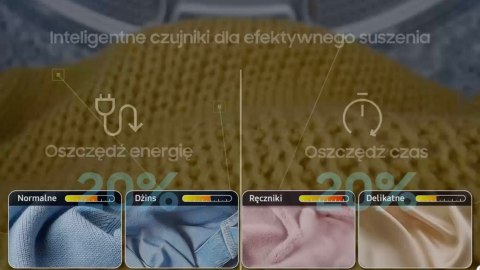 SUSZARKA DO UBRAŃ SAMSUNG DV90DB8845GBU4 9 kg Inverter, Wi-Fi