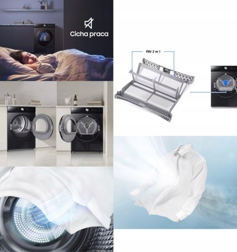 SUSZARKA DO UBRAŃ SAMSUNG DV90DB8845GBU4 9 kg Inverter, Wi-Fi