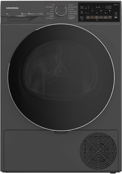 SUSZARKA GRUNDIG GT78923W 9 kg Inverter, Gentle Wave, Supreme Refresh, WiFi