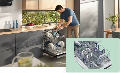 ZMYWARKA DO ZABUDOWY BEKO BDIS36120Q 8,7 L 11 kpl 3 Szuflada na sztućce