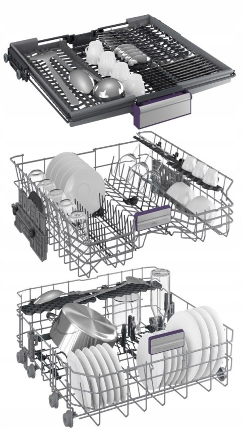 ZMYWARKA ZABUD BEKO BDIN38640D 9,5 L 16 kpl 3 Szuflada, Steam Gloss