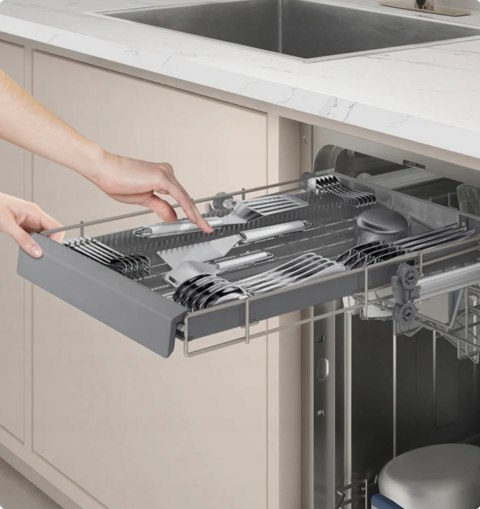 ZMYWARKA ZABUD SAMSUNG DW50DG450B00ET 9 L 10 kpl Info Light 3 Szuflada