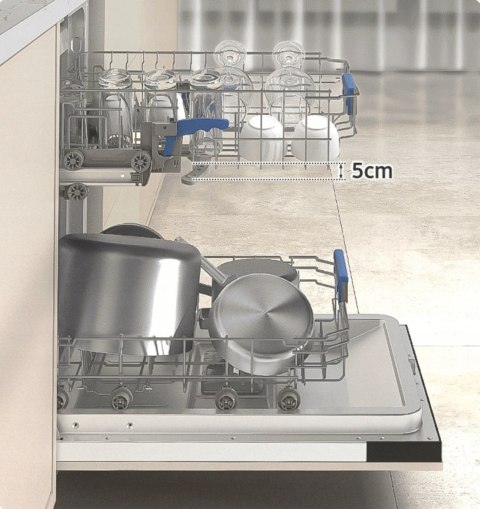 ZMYWARKA ZABUD SAMSUNG DW50DG450B00ET 9 L 10 kpl Info Light 3 Szuflada