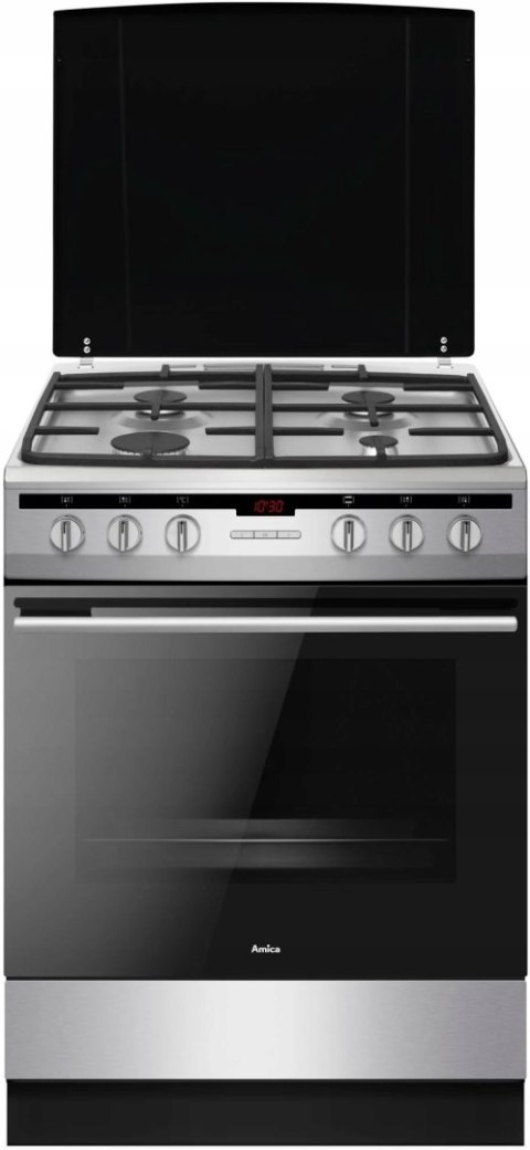 KUCHNIA GAZ-ELEK AMICA 617GES3.33HZpTaDpA(Xx) PIZZA 65 L Easy Clean, Grill