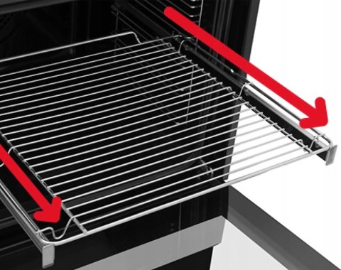 KUCHNIA GAZ-ELEK AMICA 617GES3.33HZpTaDpA(Xx) PIZZA 65 L Easy Clean, Grill