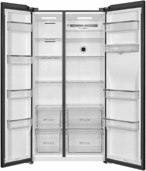 LODÓWKA SIDE BY SIDE TCL RP631SSE1 631 L Total No Frost Inverter Swing Flow