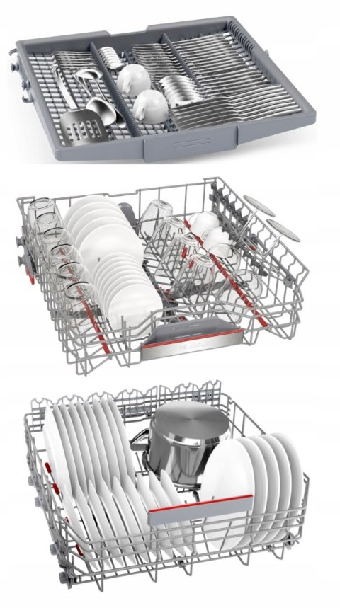 ZMYWARKA DO ZABUDOWY BOSCH SBD6ECX12E 9L 14 kpl Eco Silence Drive 3 Szuflada WiFi